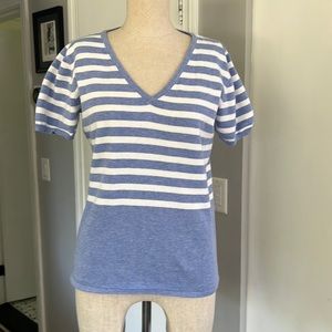 Burgess sweater with shot sleeves